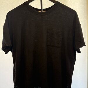 Classic Women’s Black Pocket T-Shirt by James Perse
